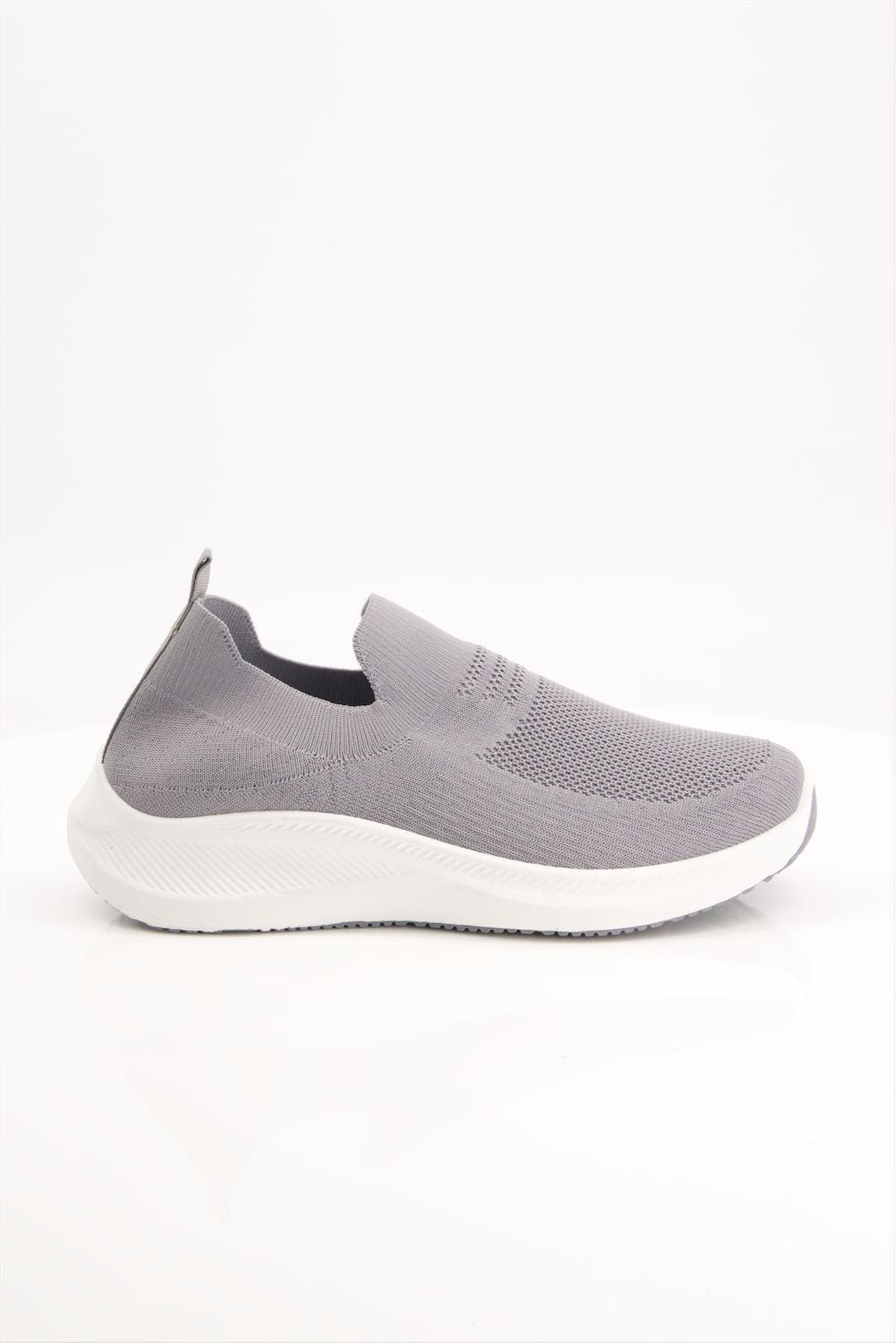 MEN'S GREY SKECHERS SHOES