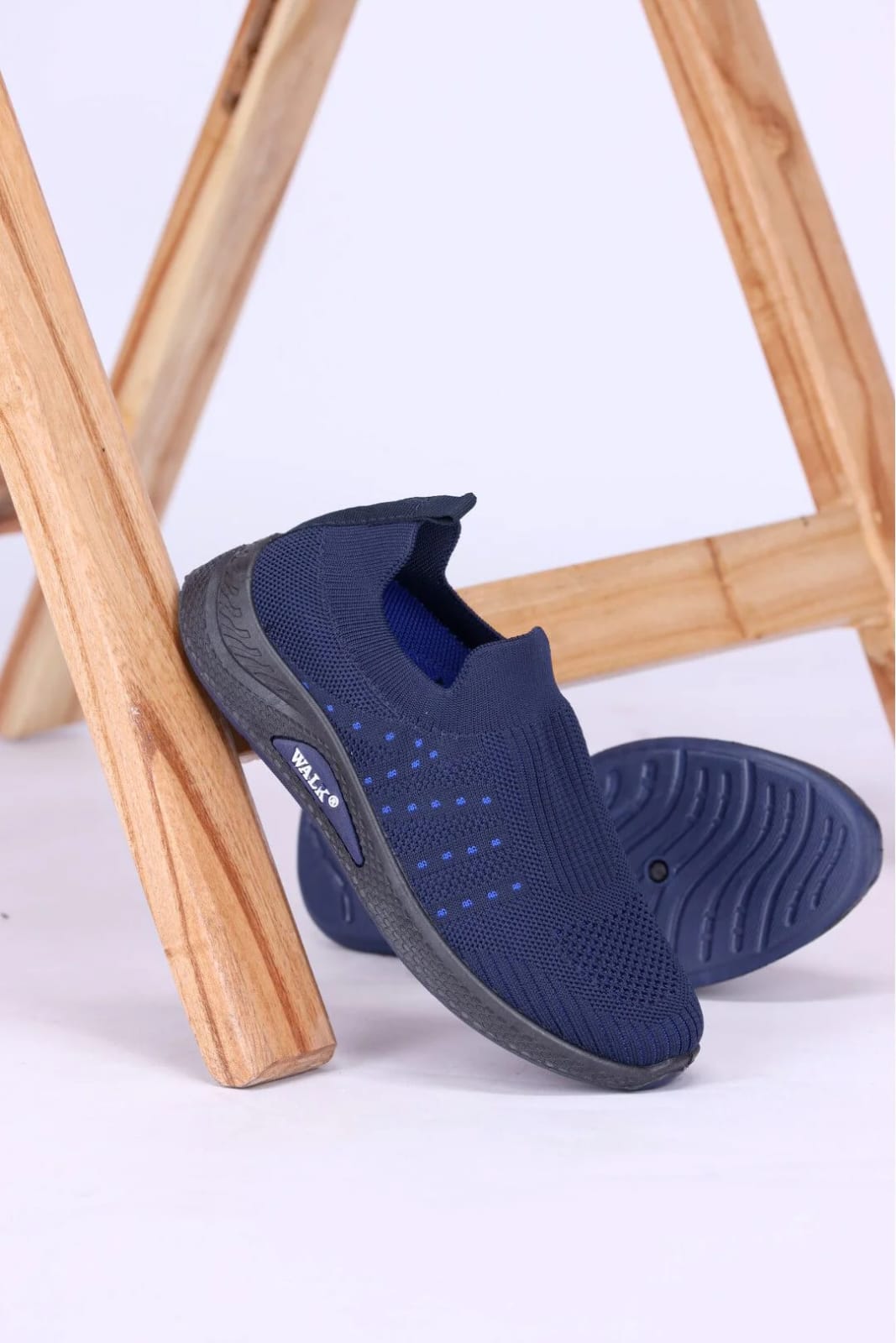 Super Comfort Ladies skecher slip on blue