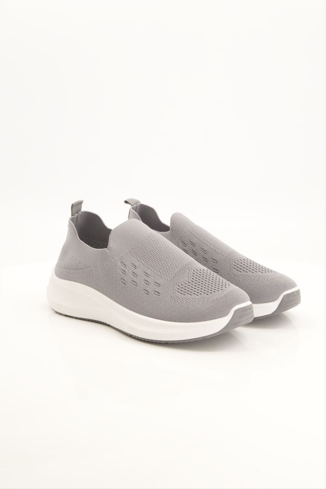 WOMEN'S GREY SKECHERS SHOES